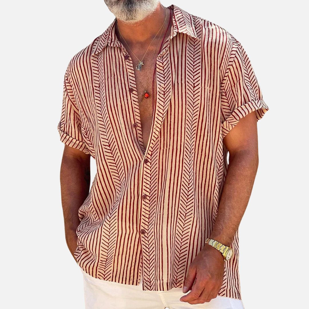 Camisa Masculina de Praia Montezari MTZ32