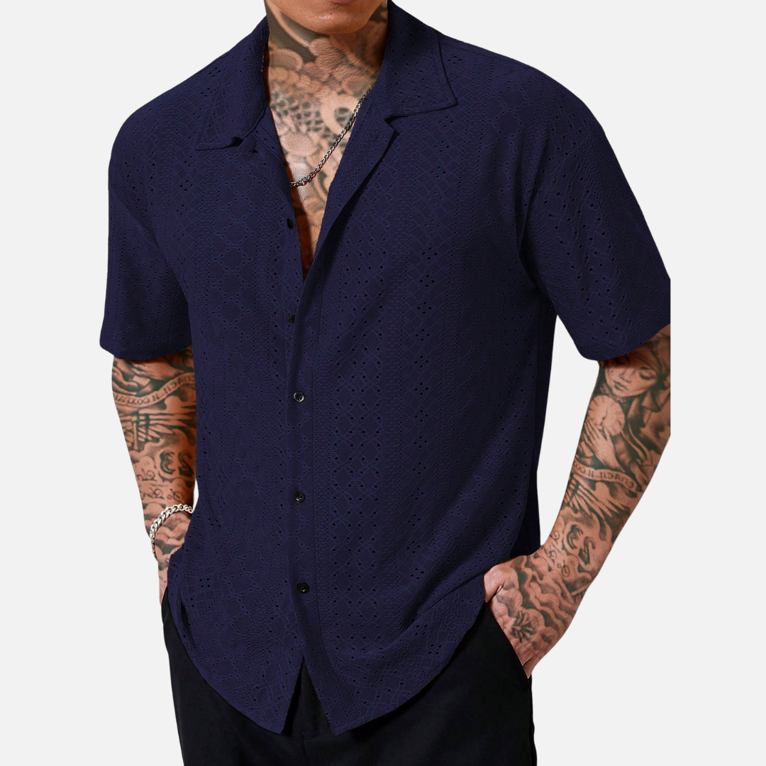 Camisa de Botão Masculina MTZ86