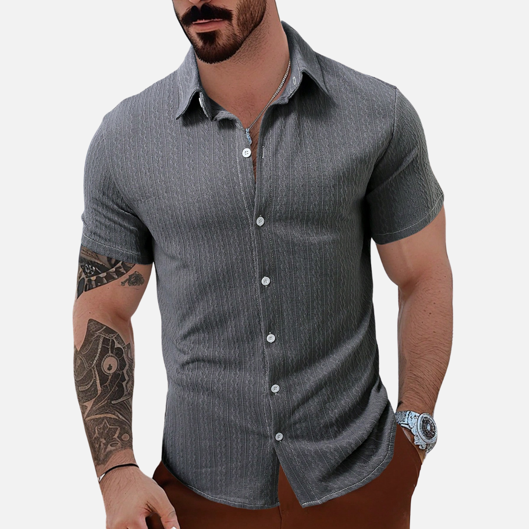 Camisa Social Masculina Montezari MTZ12