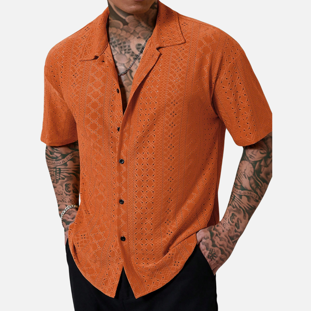 Camisa de Botão Masculina MTZ86