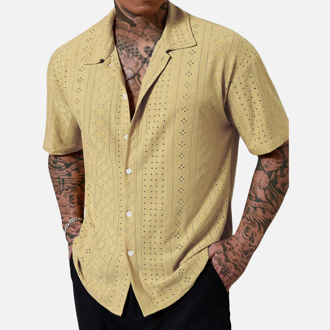 Camisa de Botão Masculina MTZ86