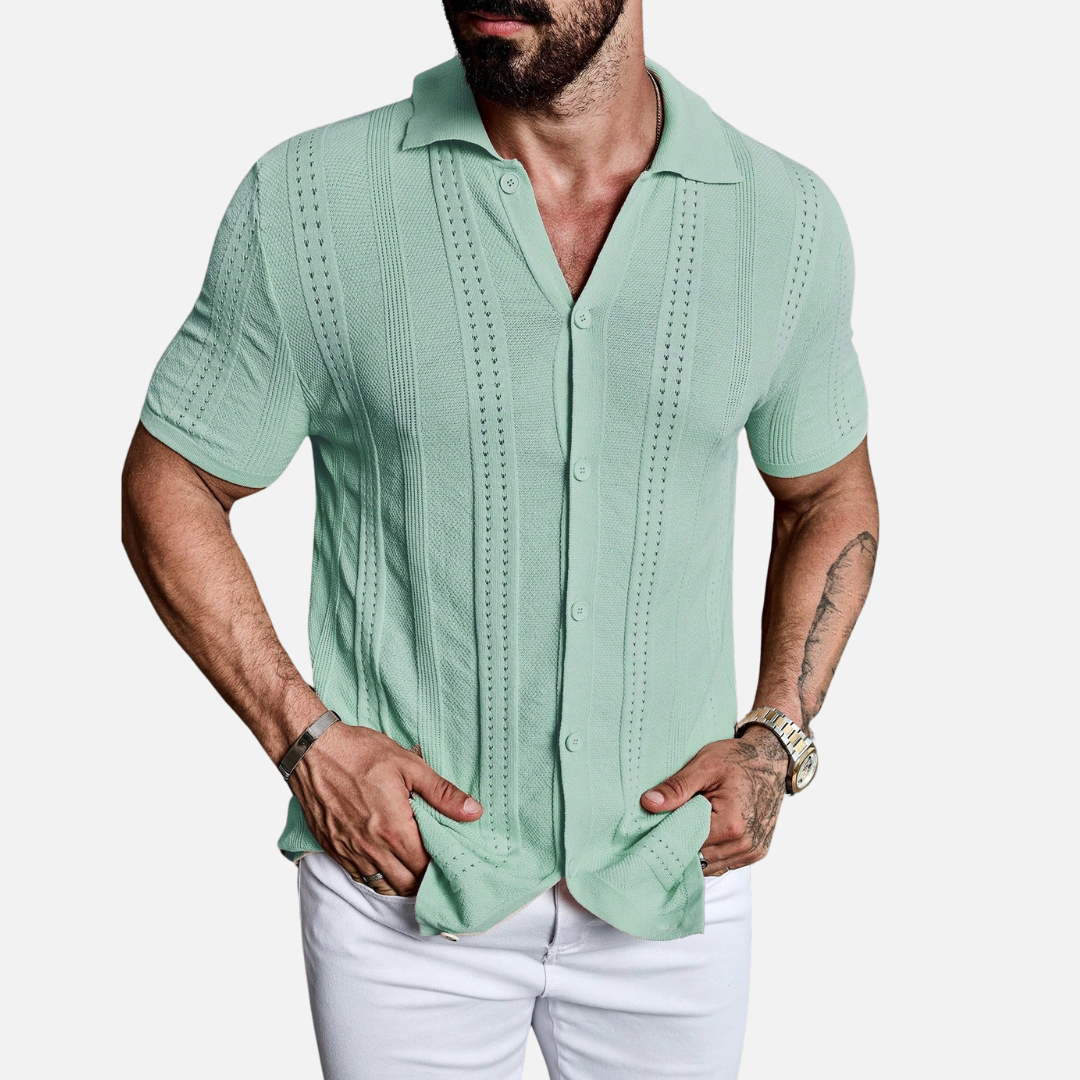 Camisa de Botão Masculina Montezari MTZ69