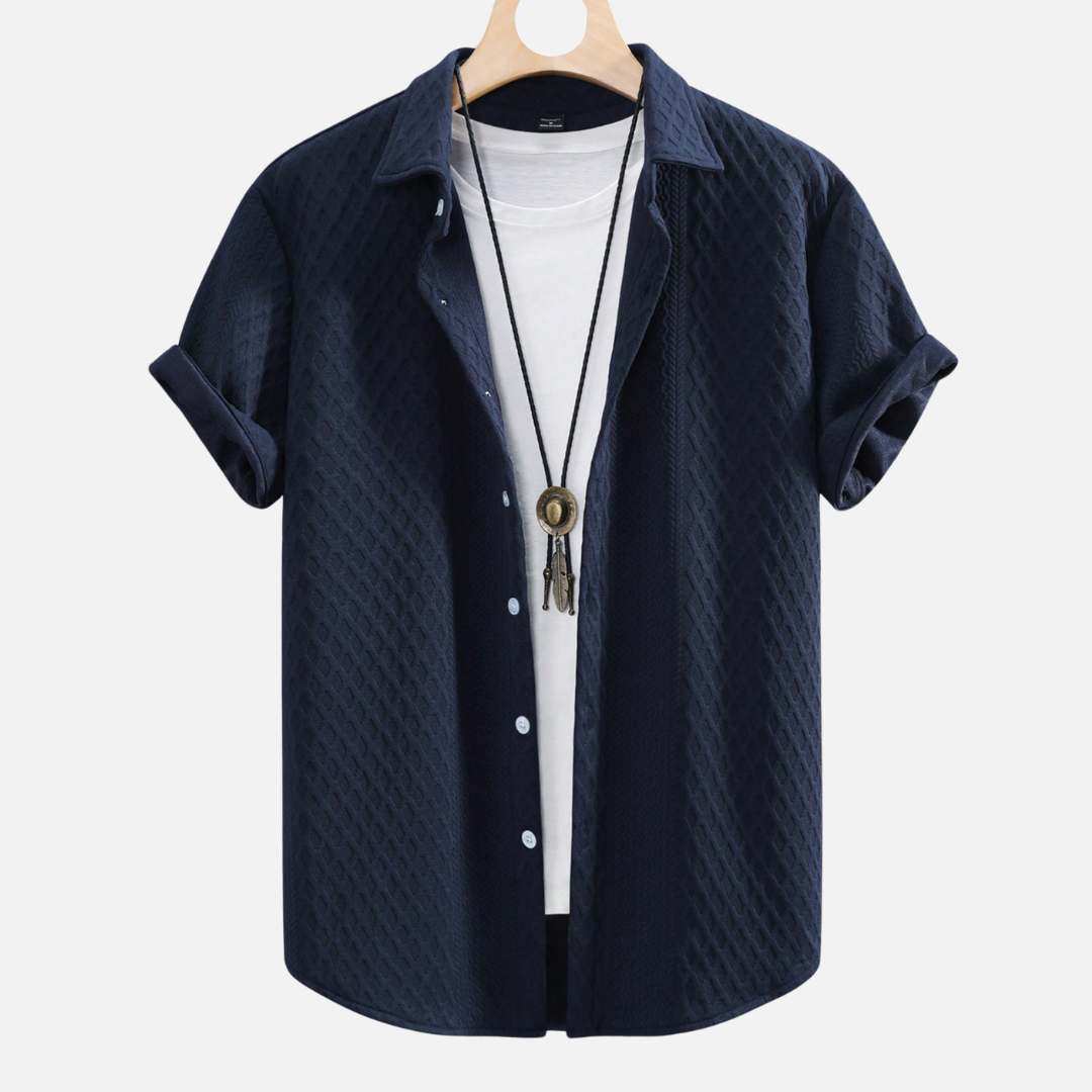 Camisa Masculina Texturizada Montezari MTZ11