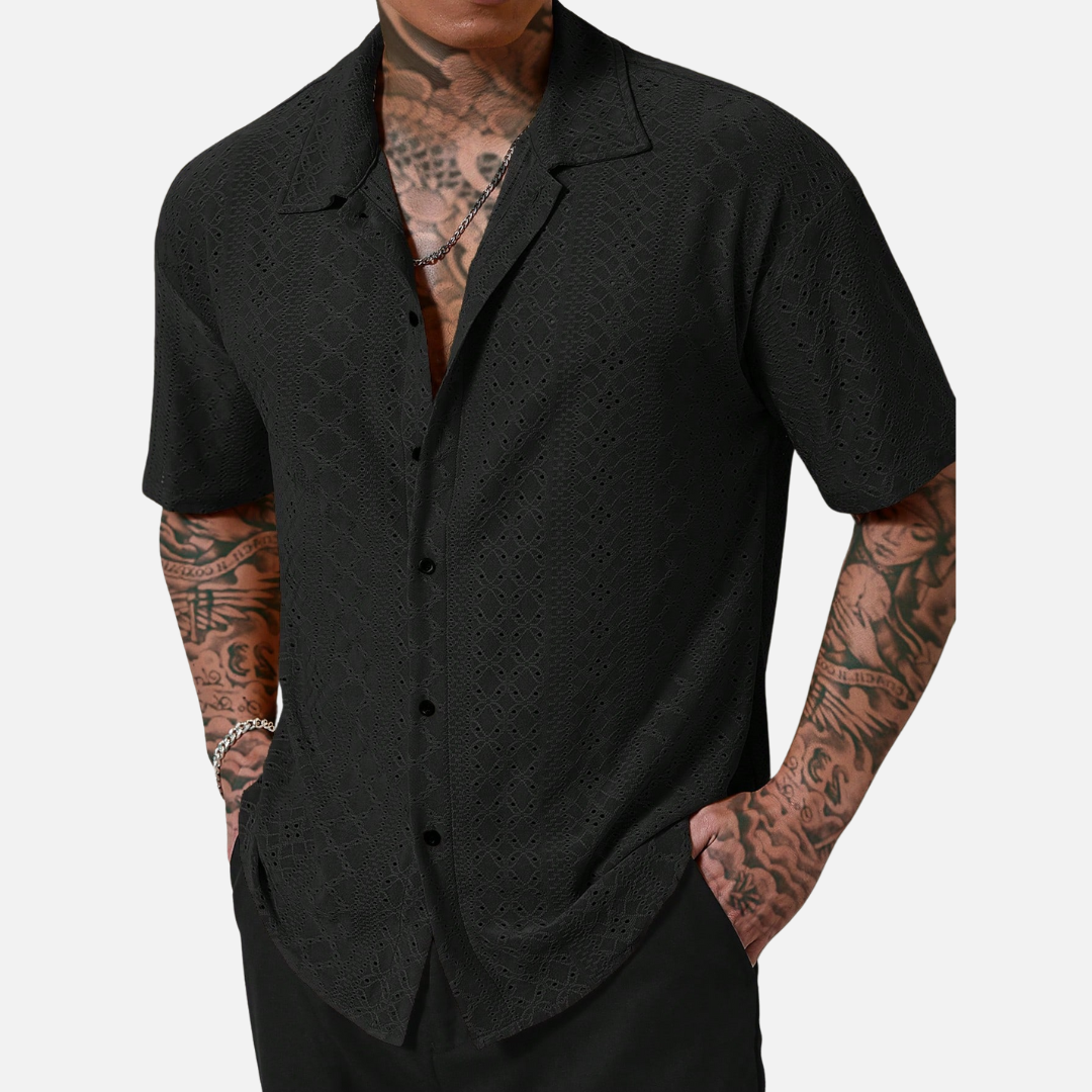 Camisa de Botão Masculina MTZ86