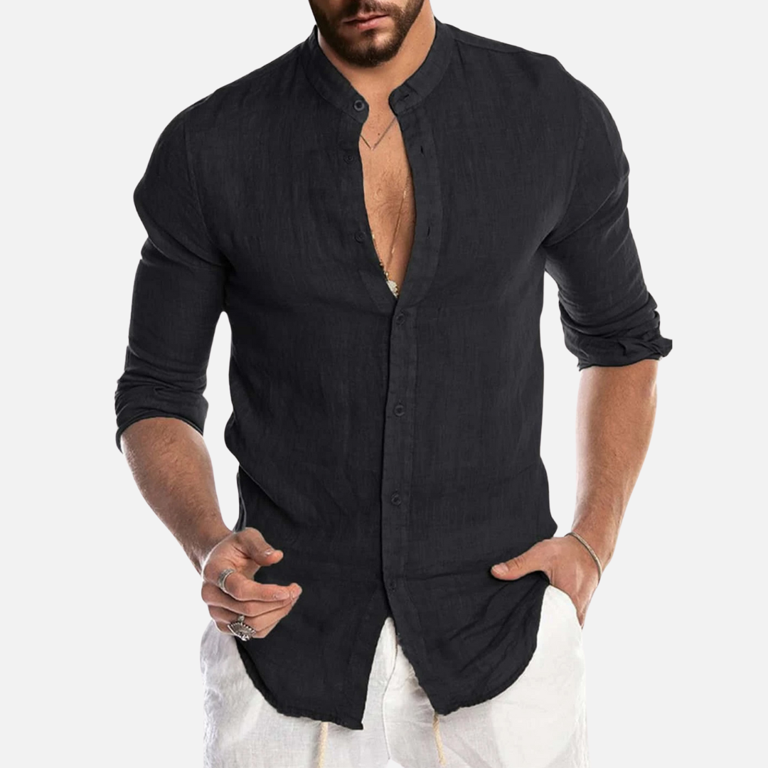 Camisa de Botão Masculina Montezari MTZ36