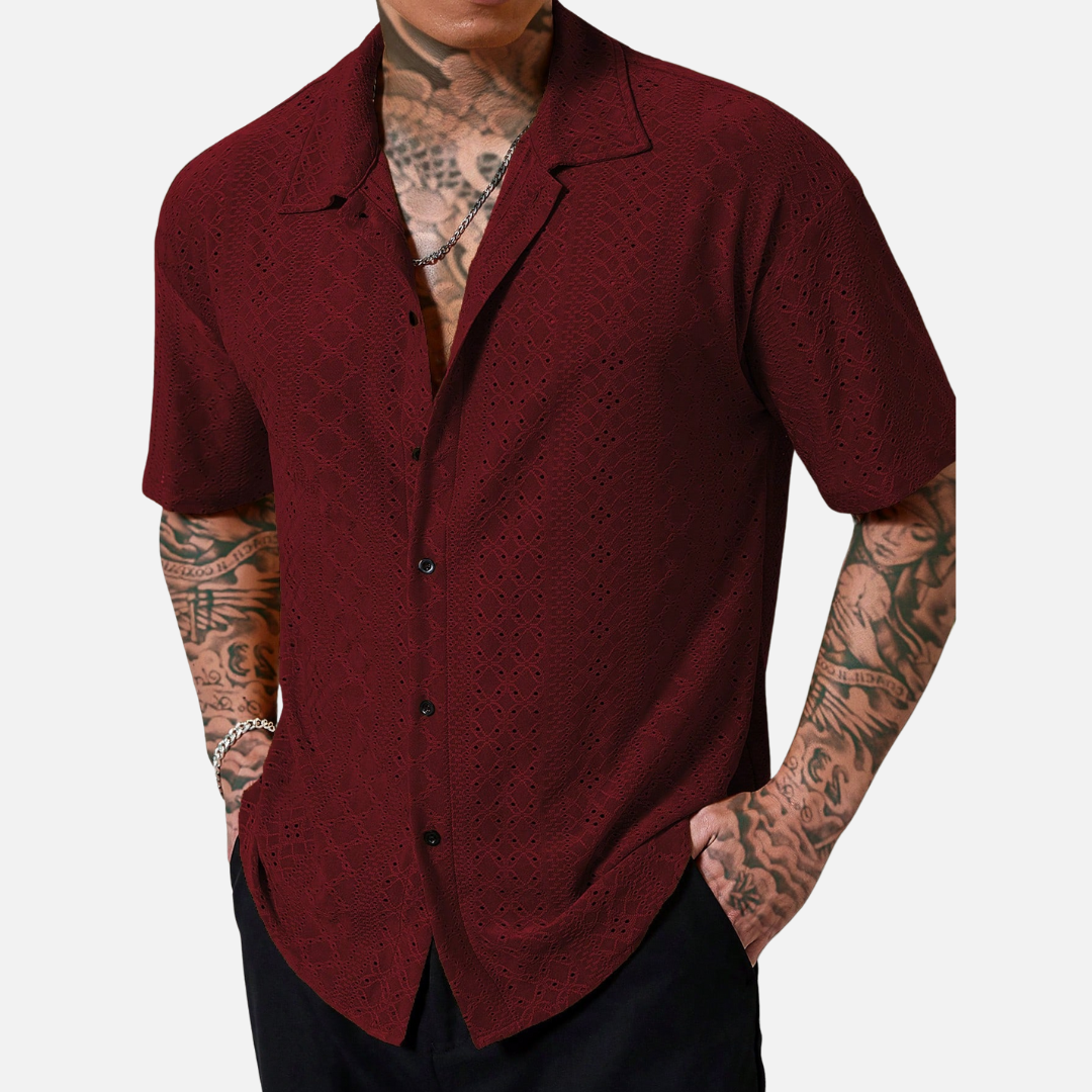 Camisa de Botão Masculina MTZ86