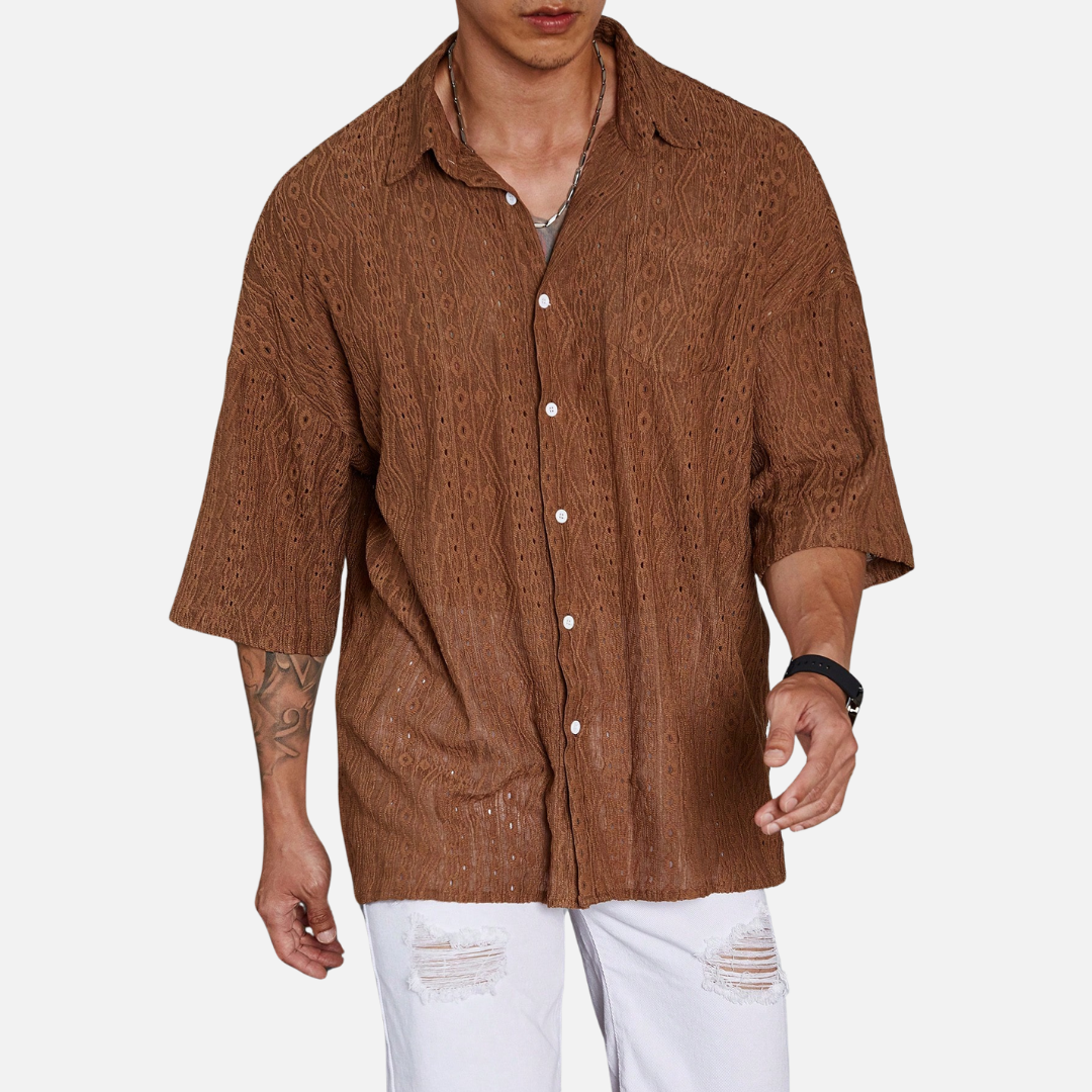 Camisa OverSized Casual Masculina Montezari MTZ19