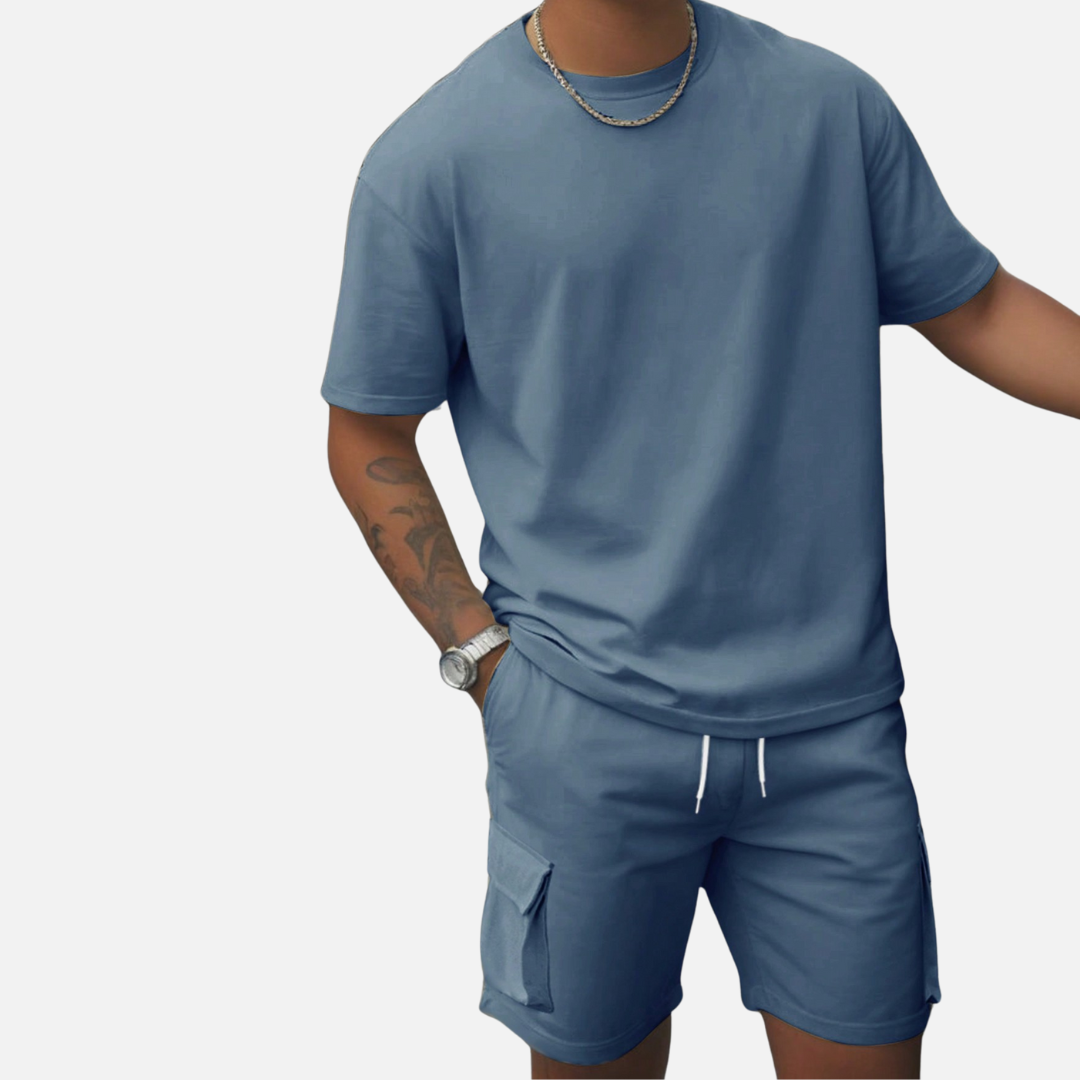 Conjunto Camiseta e Short Masculino Montezari MTZ43