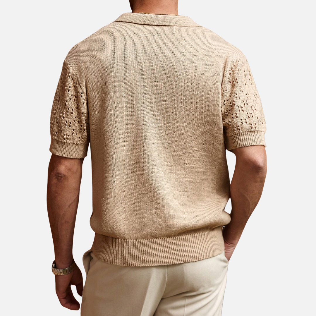 Camisa Polo Masculina Texturizada Montezari MTZ61