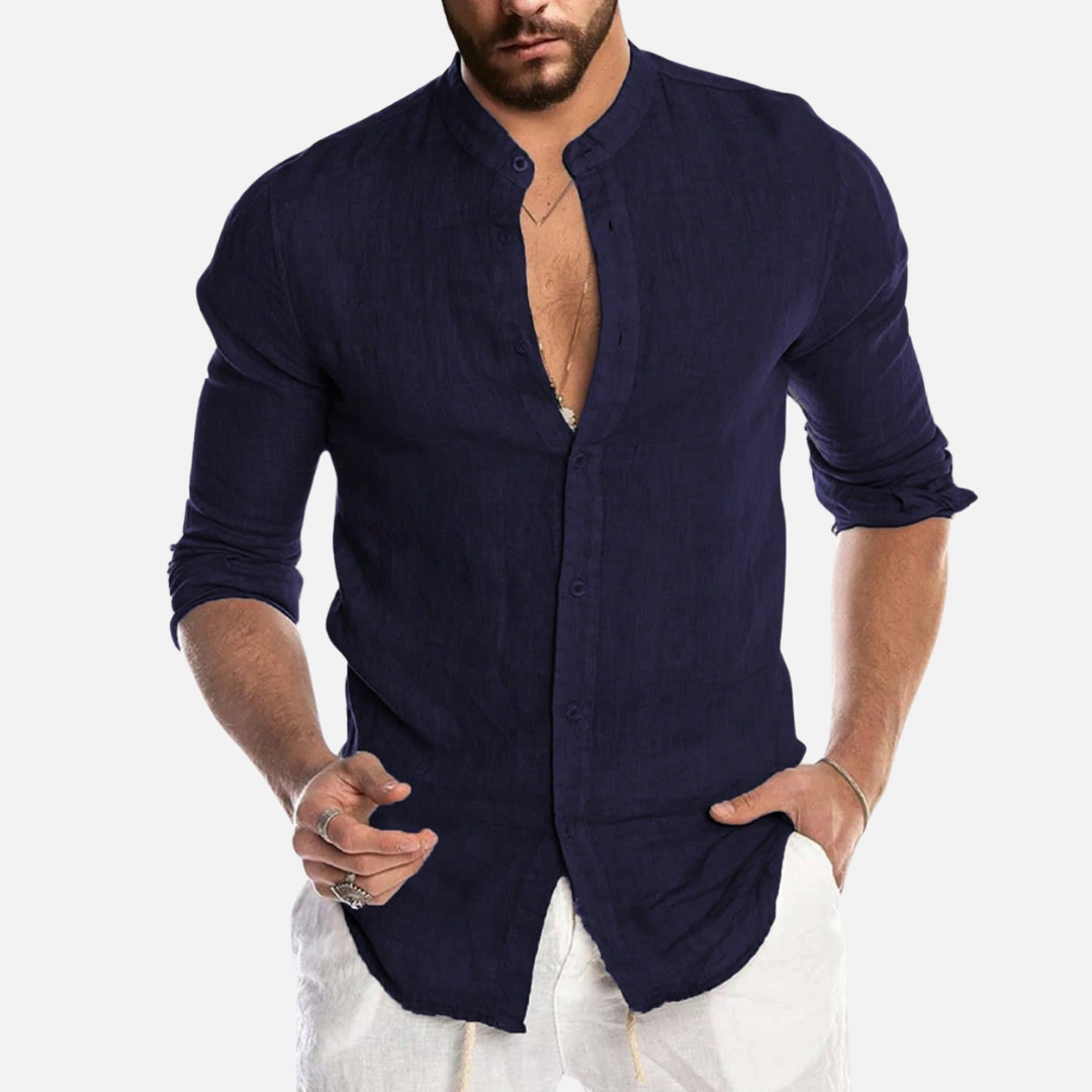 Camisa de Botão Masculina Montezari MTZ36