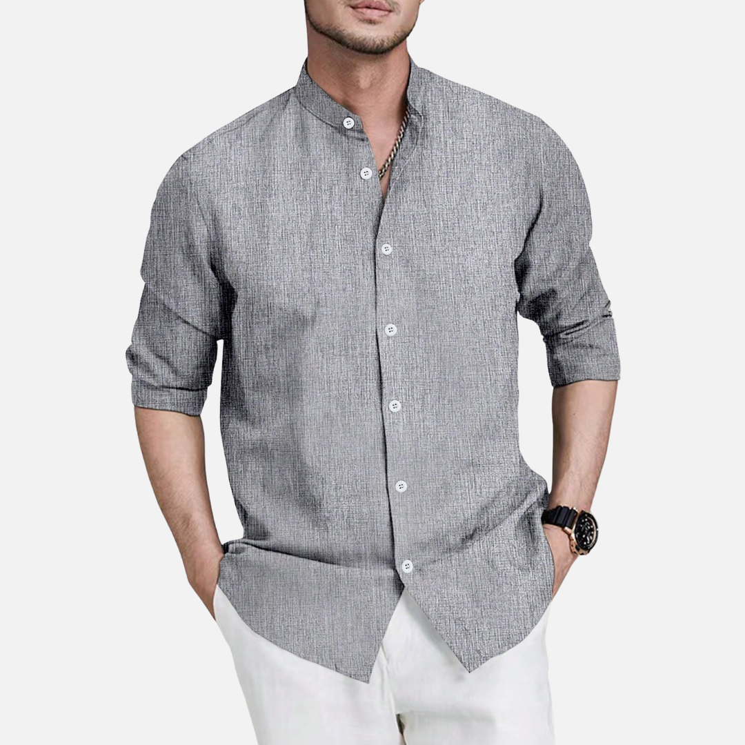 Camisa Social Masculina Manga Longa Montezari MTZ28