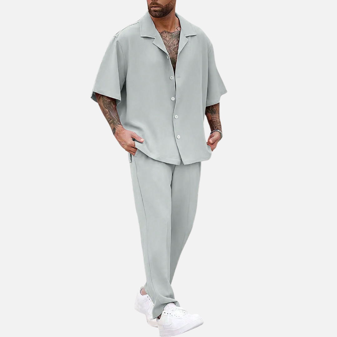 Conjunto Camisa e Calça Social Montezari MTZ15