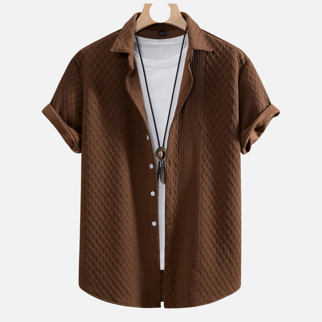 Camisa Masculina Texturizada Montezari MTZ11