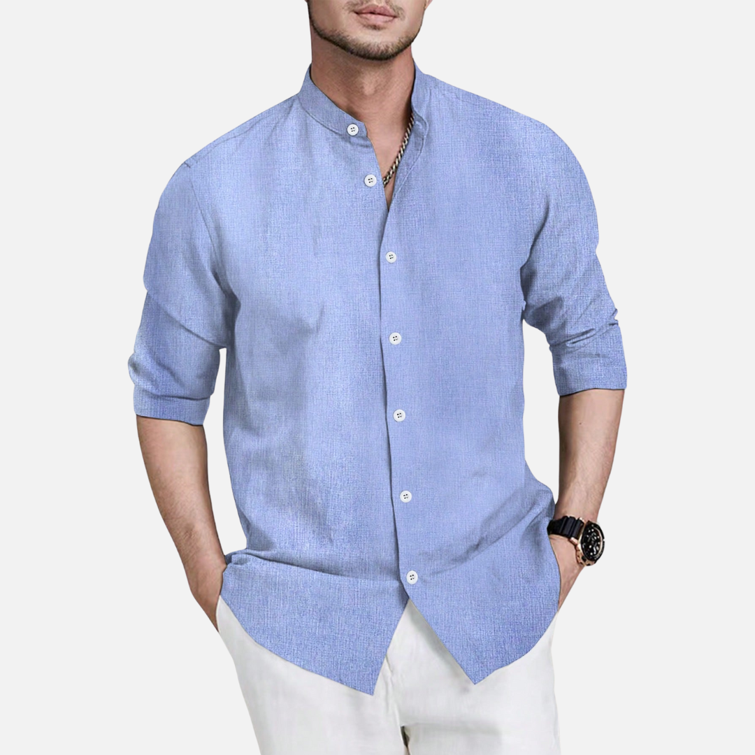 Camisa Social Masculina Manga Longa Montezari MTZ28
