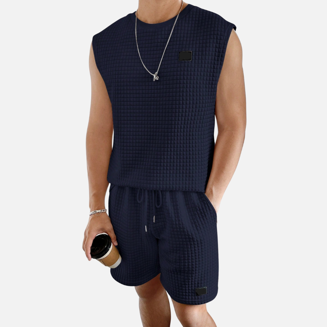 Conjunto Camisa Regata e Short Masculino Montezari MTZ46