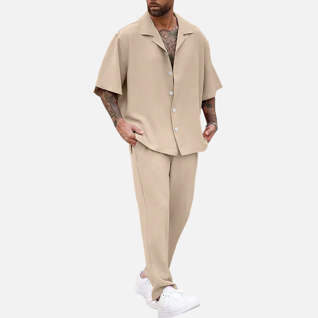Conjunto Camisa e Calça Social Montezari MTZ15
