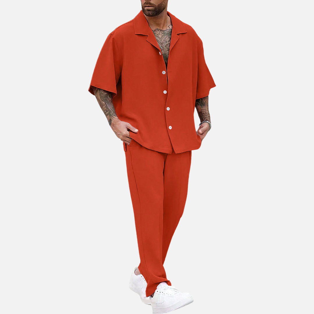Conjunto Camisa e Calça Social Montezari MTZ15
