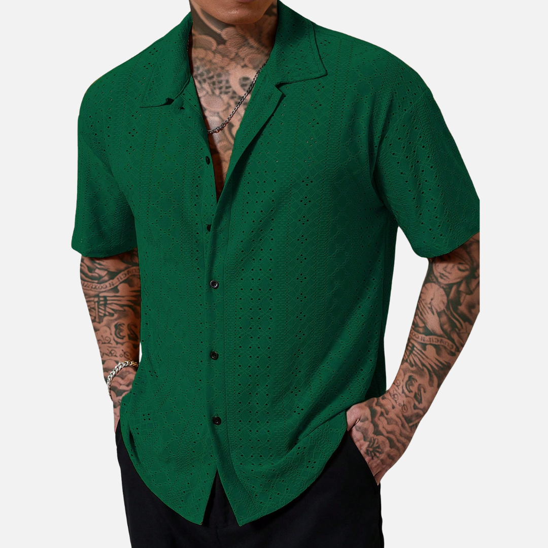 Camisa de Botão Masculina MTZ86
