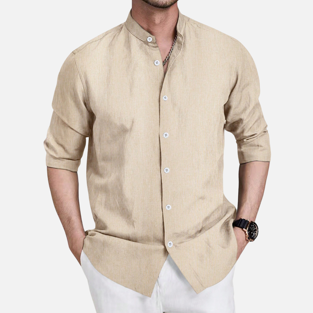Camisa Social Masculina Manga Longa Montezari MTZ28