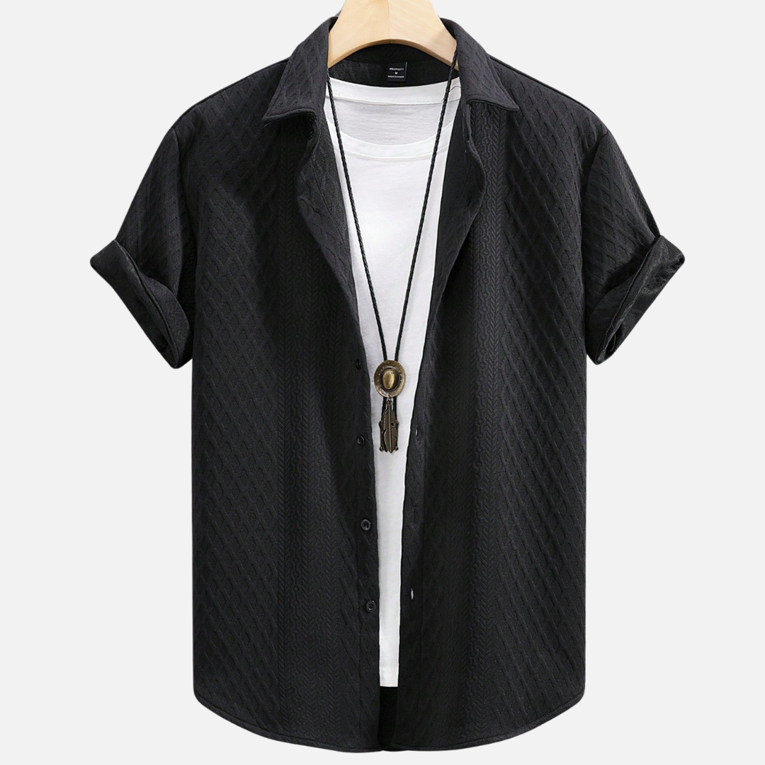 Camisa Masculina Texturizada Montezari MTZ11