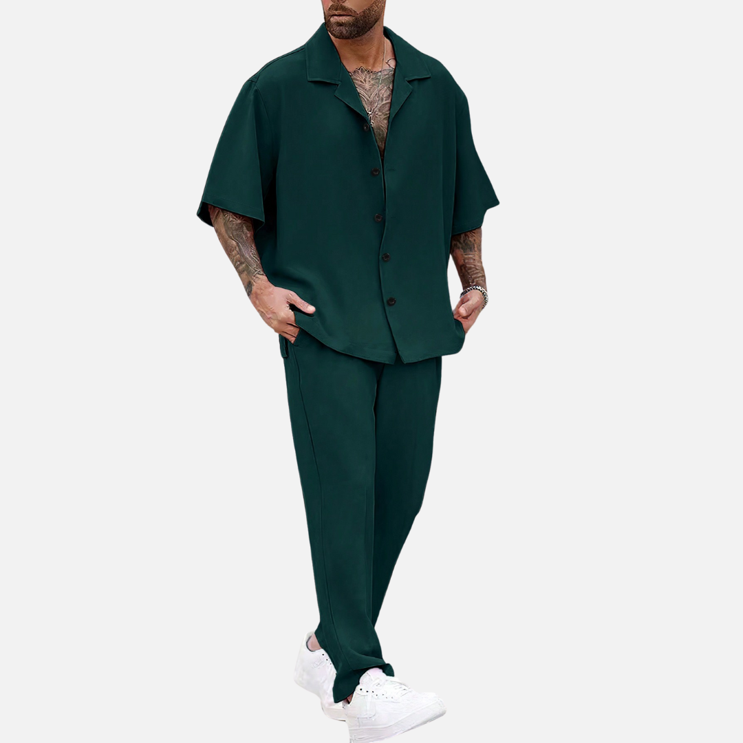Conjunto Camisa e Calça Social Montezari MTZ15