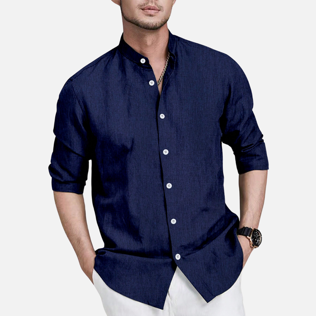 Camisa Social Masculina Manga Longa Montezari MTZ28