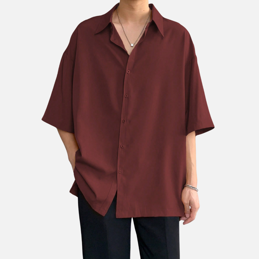 Camisa OverSized Social Masculina Montezari MTZ66