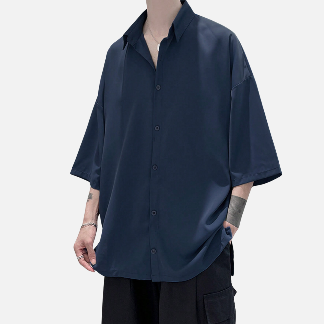 Camisa OverSized Social Masculina Montezari MTZ66