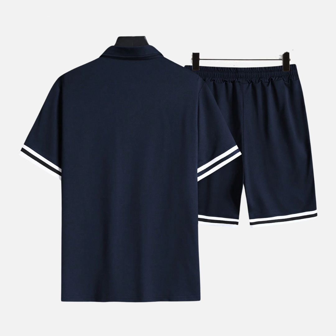 Conjunto Camisa Polo e Short Masculino Montezari MTZ40