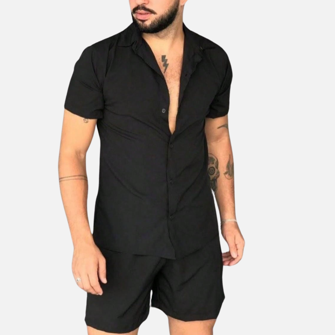 Conjunto Camisa e Shorts Masculino Montezari MTZ102