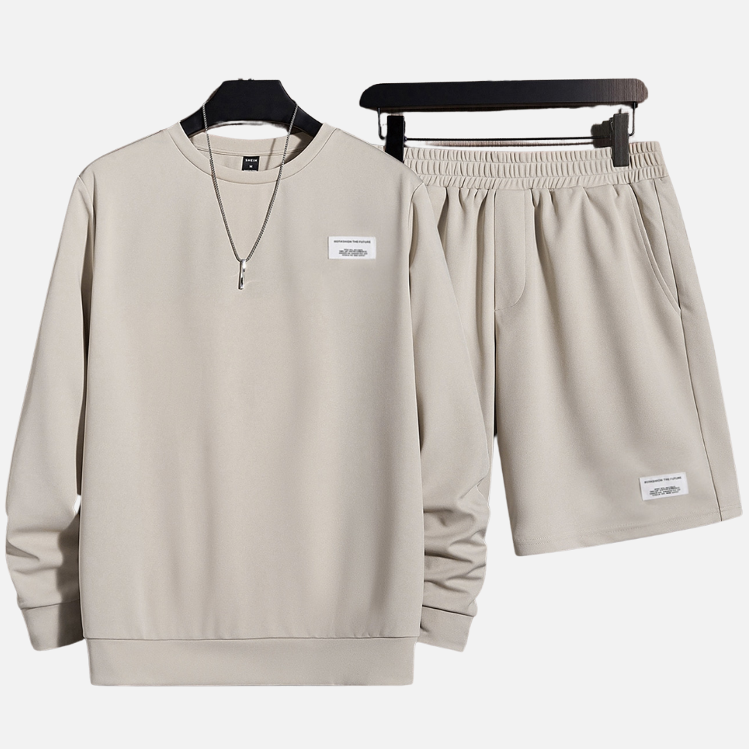 Conjunto Moletom e Short Masculino Montezari MTZ650