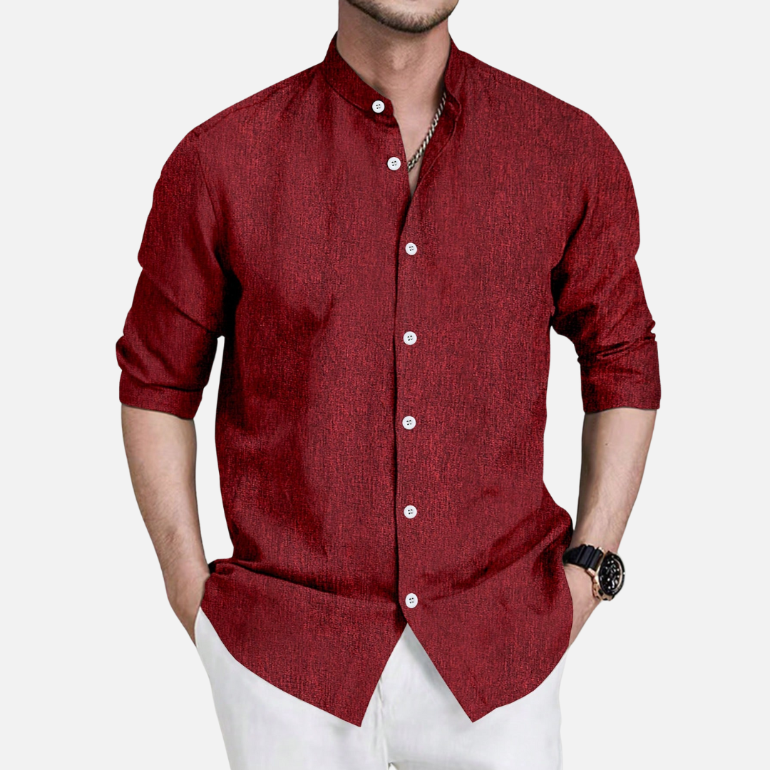 Camisa Social Masculina Manga Longa Montezari MTZ28