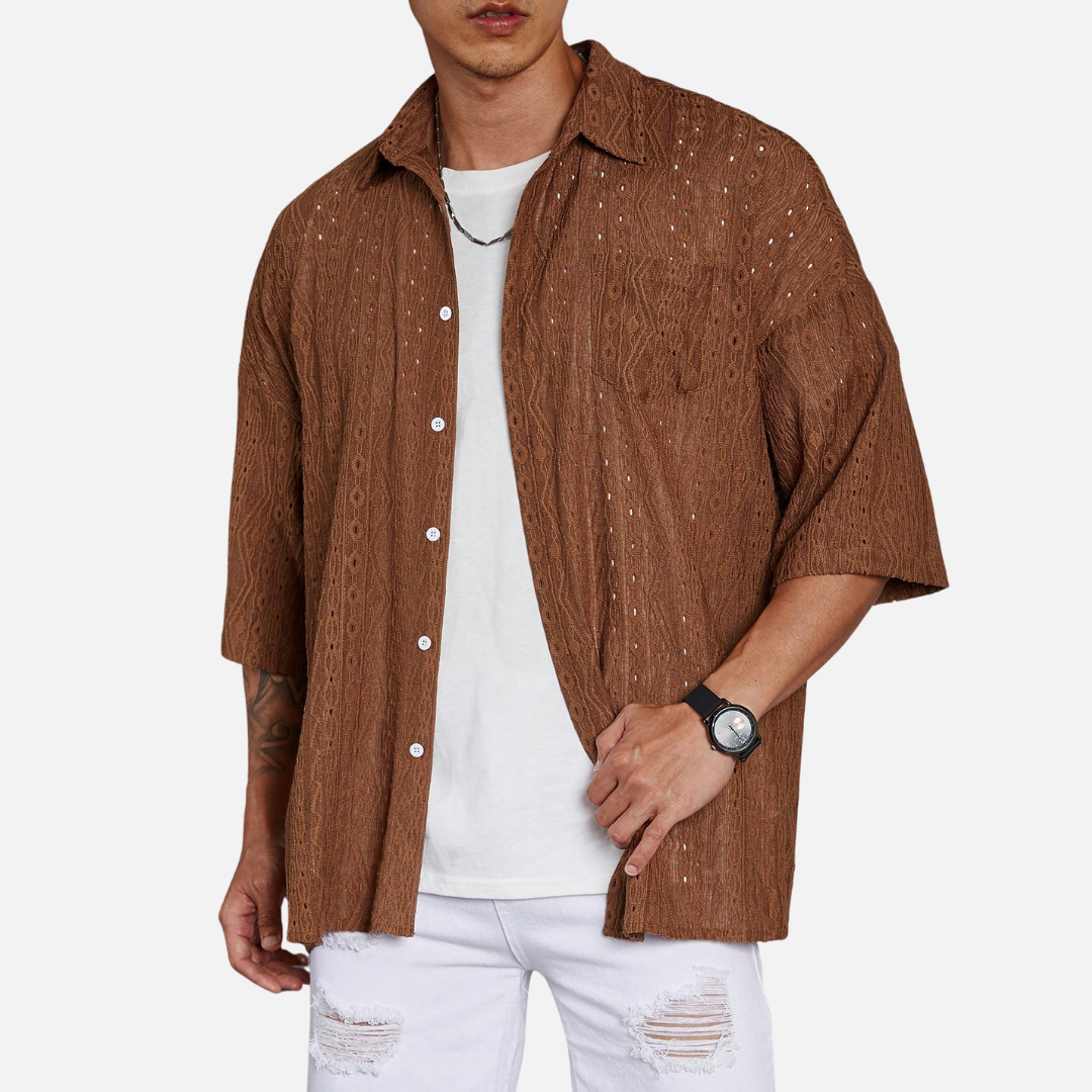 Camisa OverSized Casual Masculina Montezari MTZ19