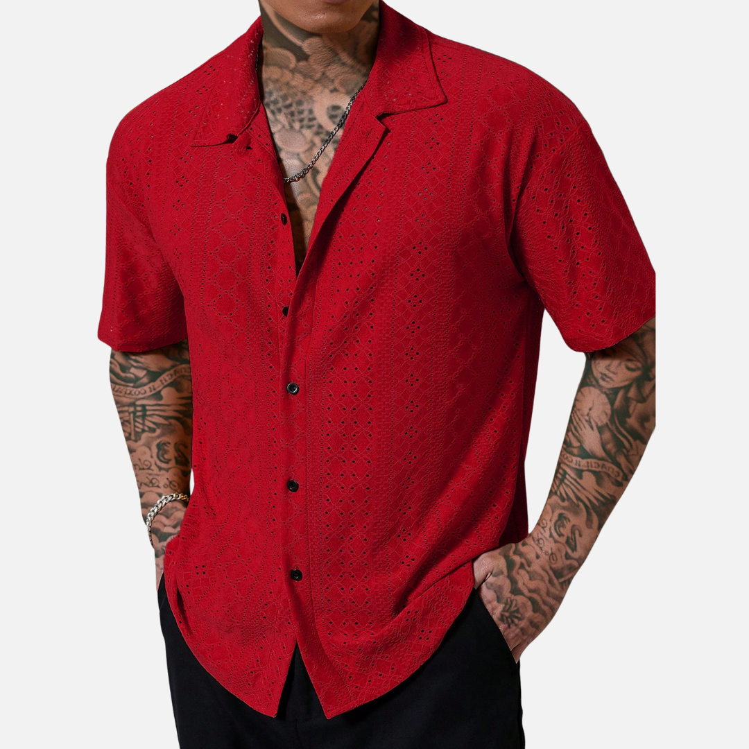 Camisa de Botão Masculina MTZ86