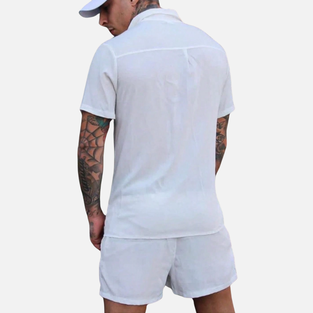 Conjunto Camisa e Shorts Masculino Montezari MTZ102