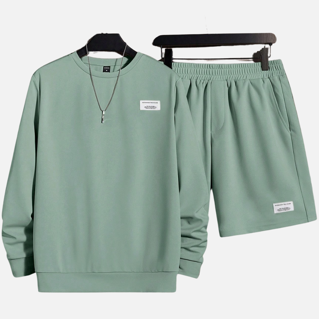 Conjunto Moletom e Short Masculino Montezari MTZ650