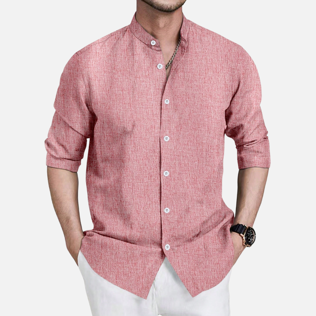 Camisa Social Masculina Manga Longa Montezari MTZ28