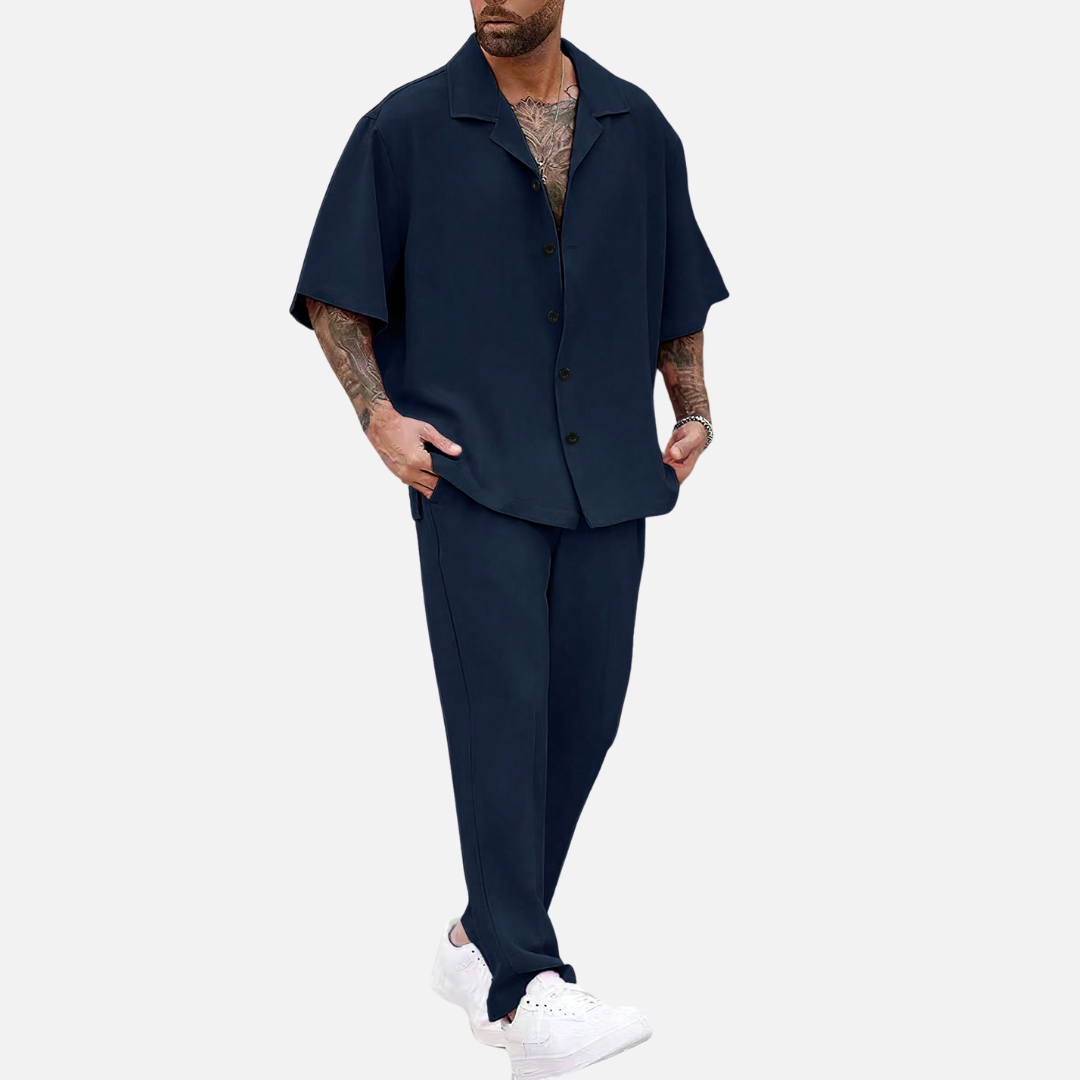 Conjunto Camisa e Calça Social Montezari MTZ15