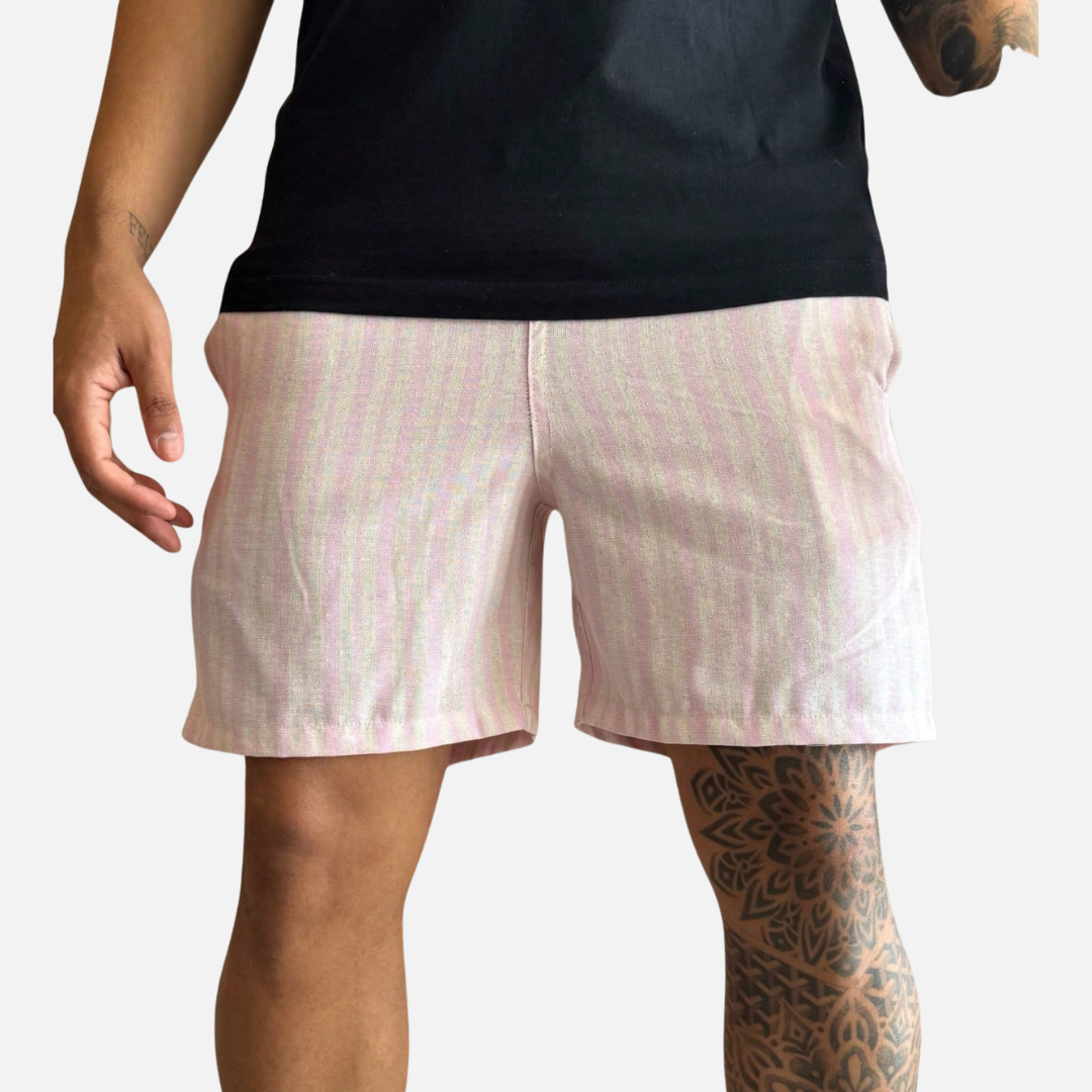 Short Linho Masculino Montezari MTZ125