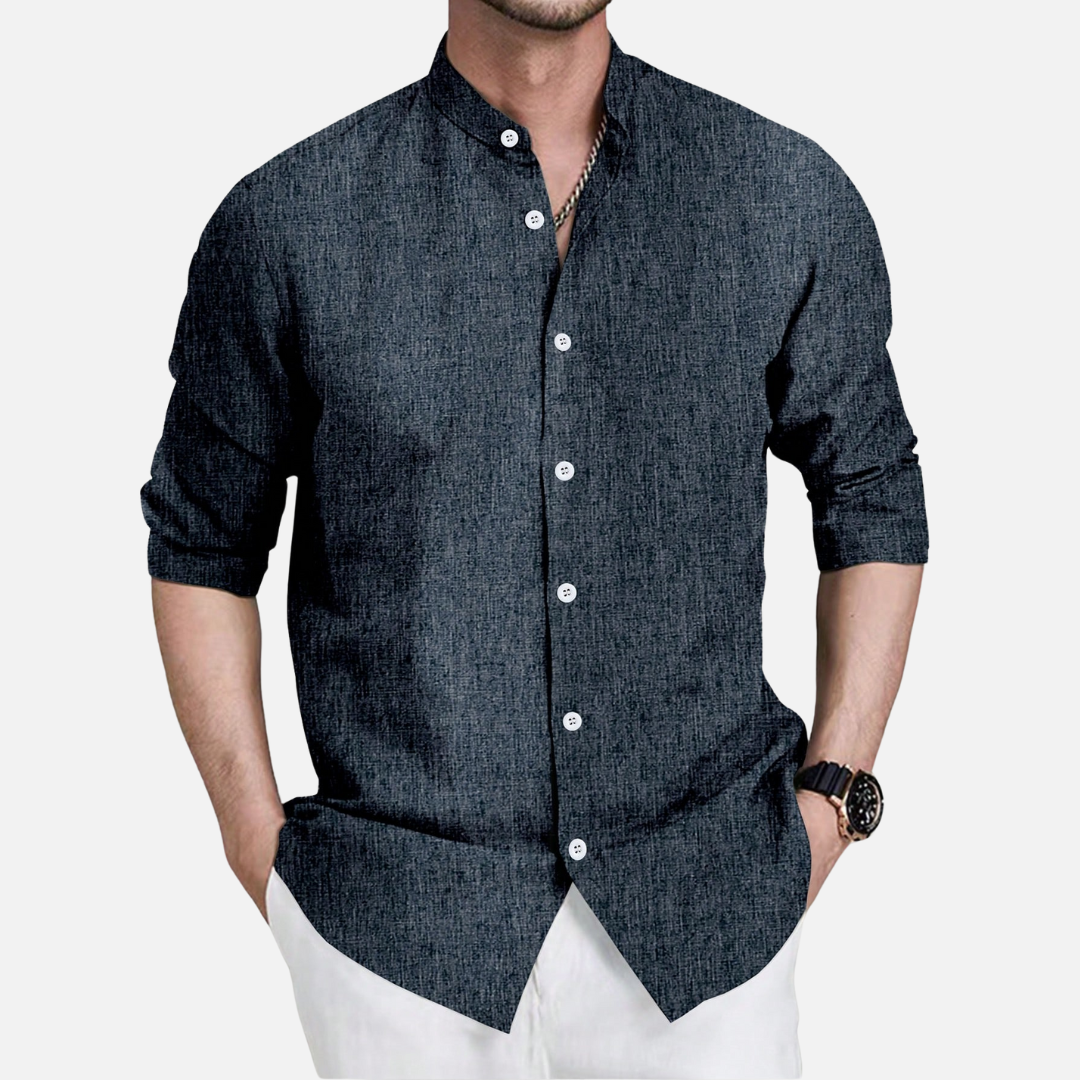 Camisa Social Masculina Manga Longa Montezari MTZ28