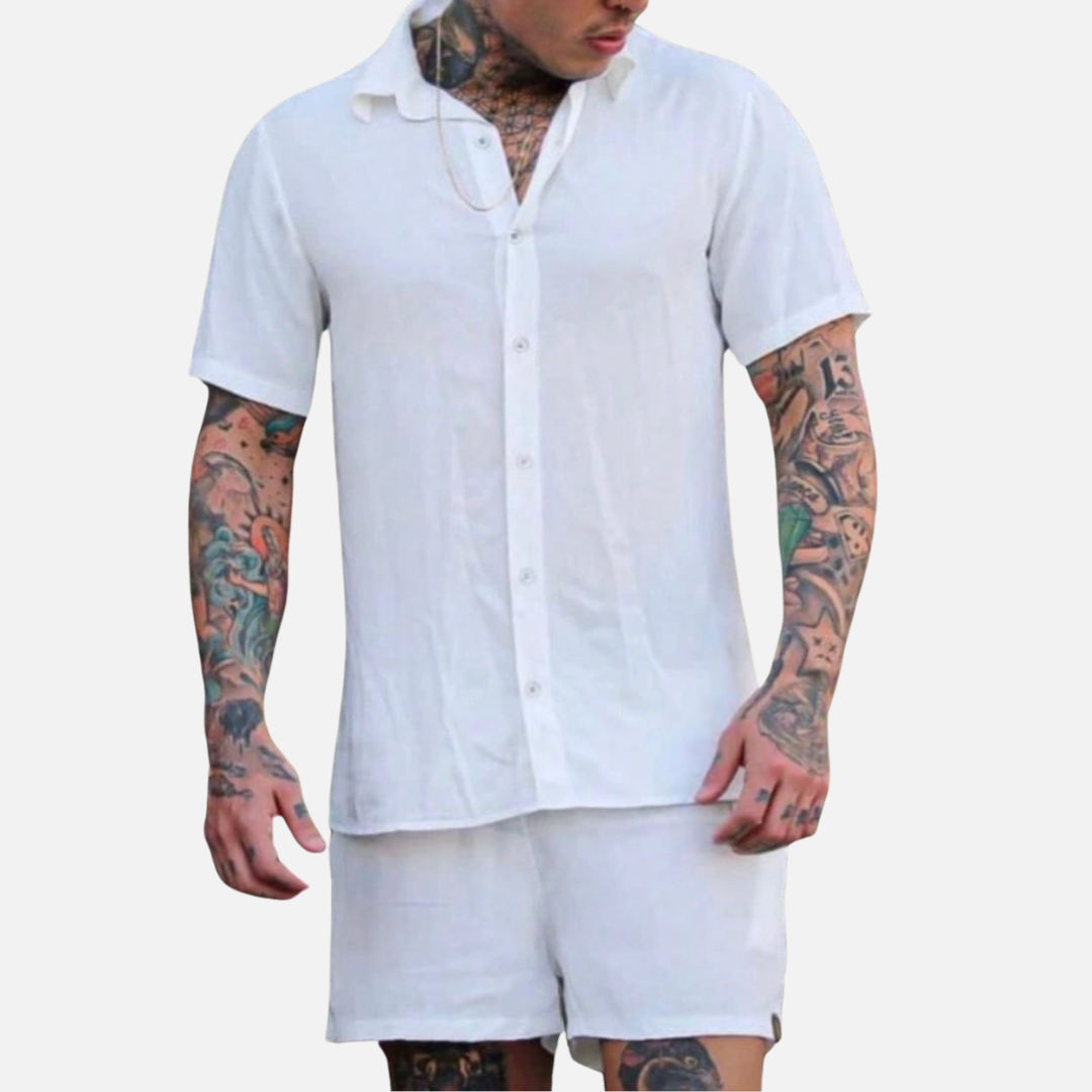 Conjunto Camisa e Shorts Masculino Montezari MTZ102