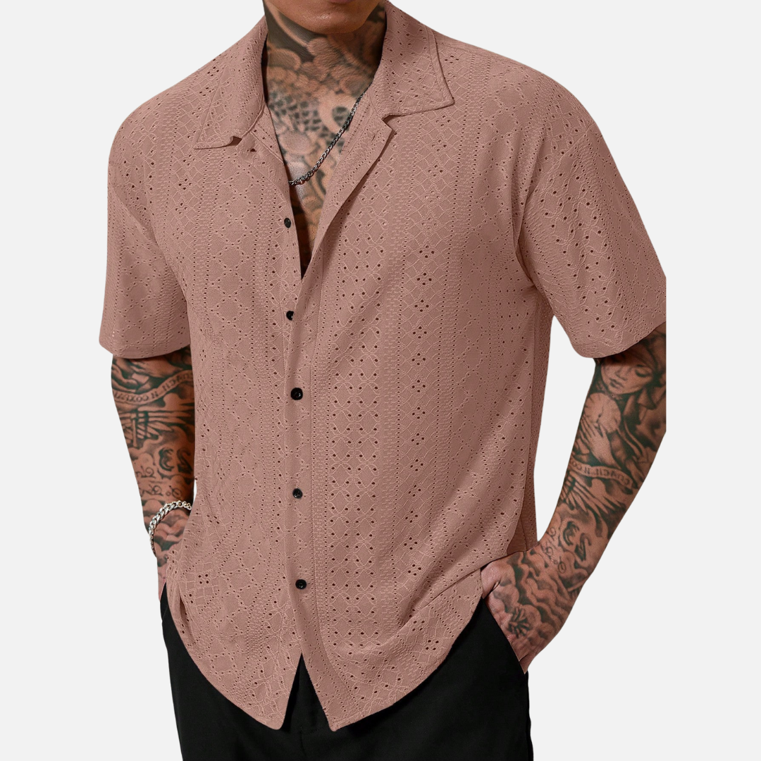 Camisa de Botão Masculina MTZ86
