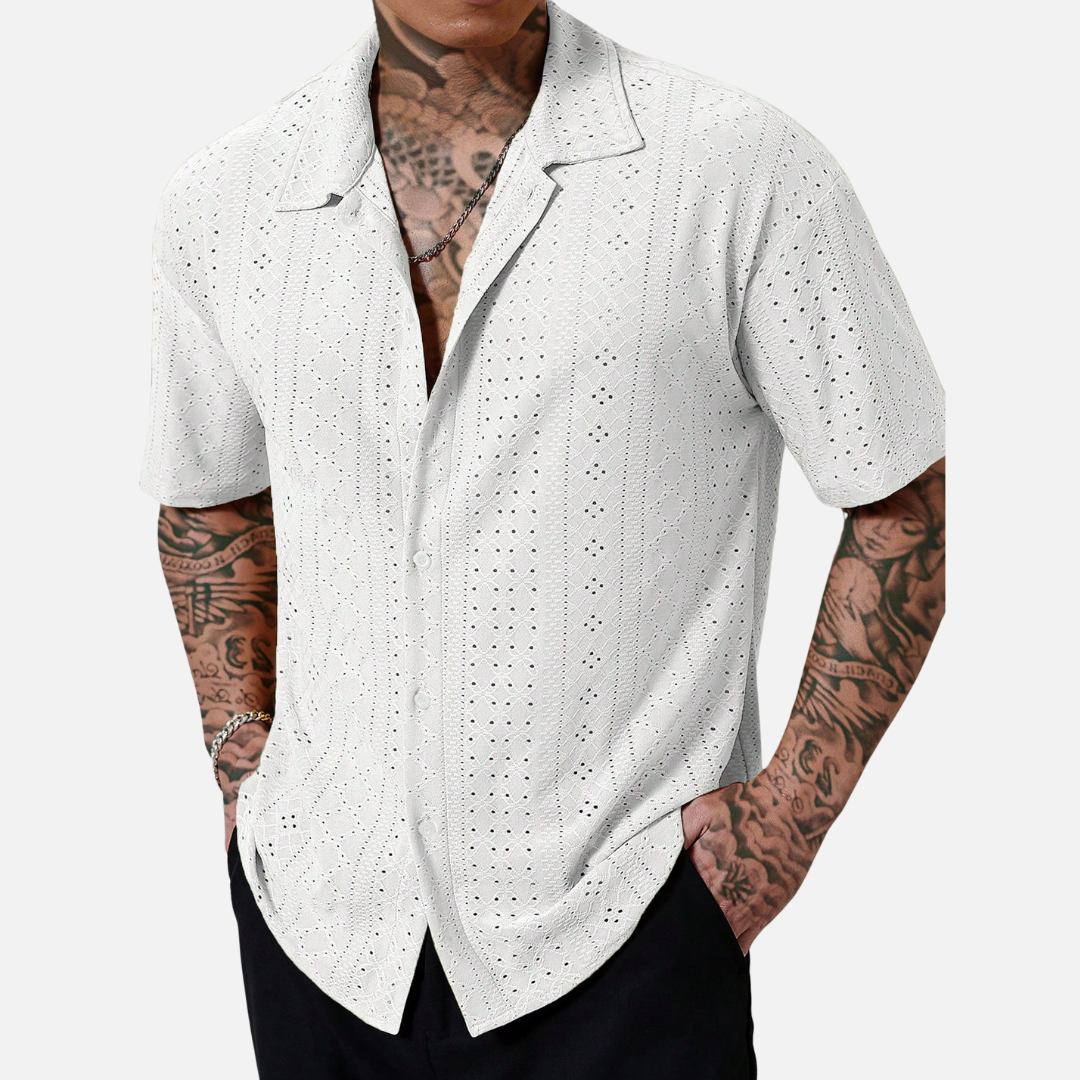 Camisa de Botão Masculina MTZ86