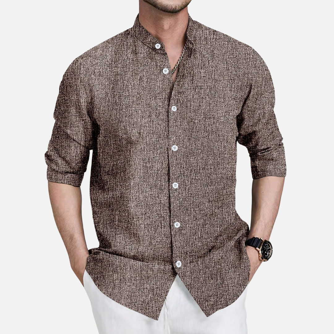 Camisa Social Masculina Manga Longa Montezari MTZ28