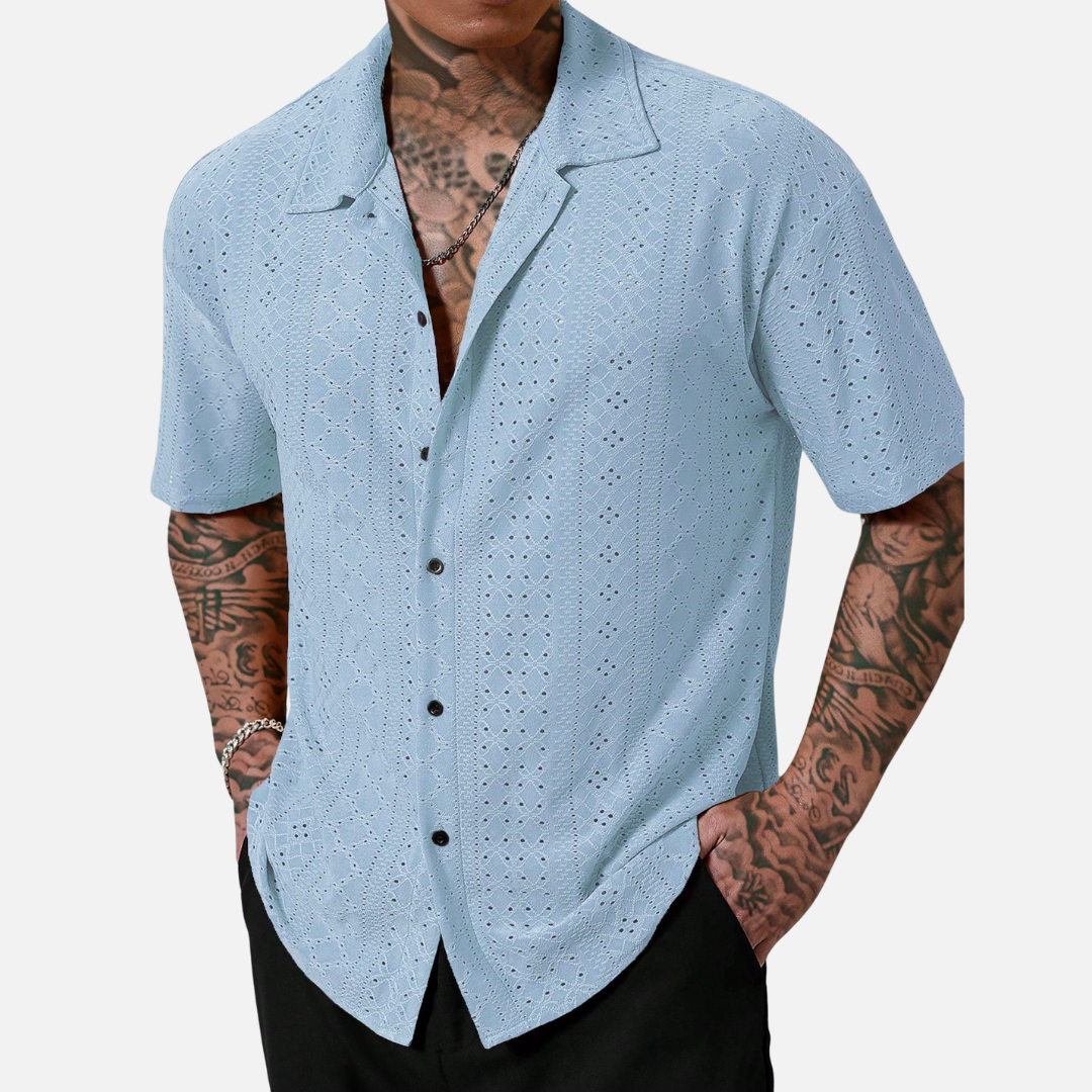 Camisa de Botão Masculina MTZ86