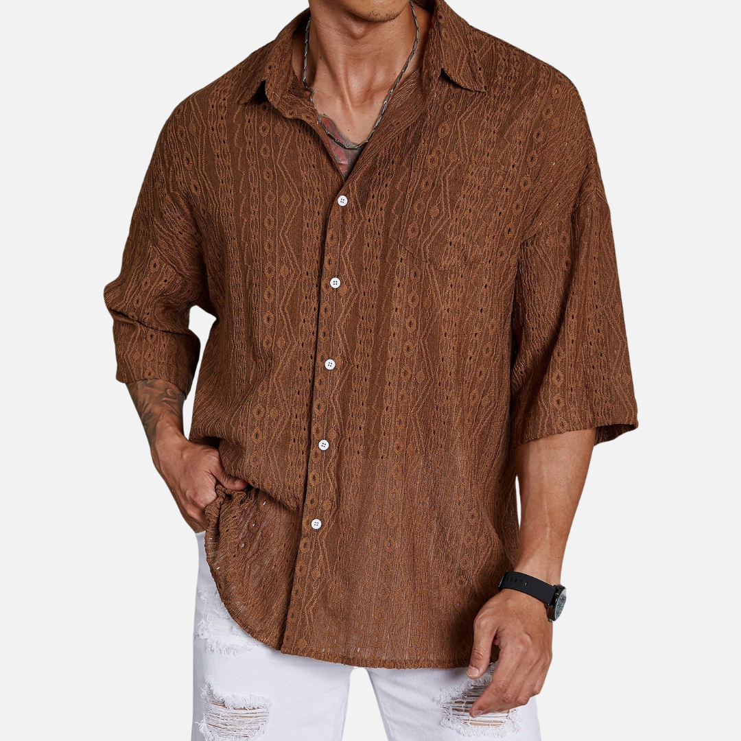 Camisa OverSized Casual Masculina Montezari MTZ19