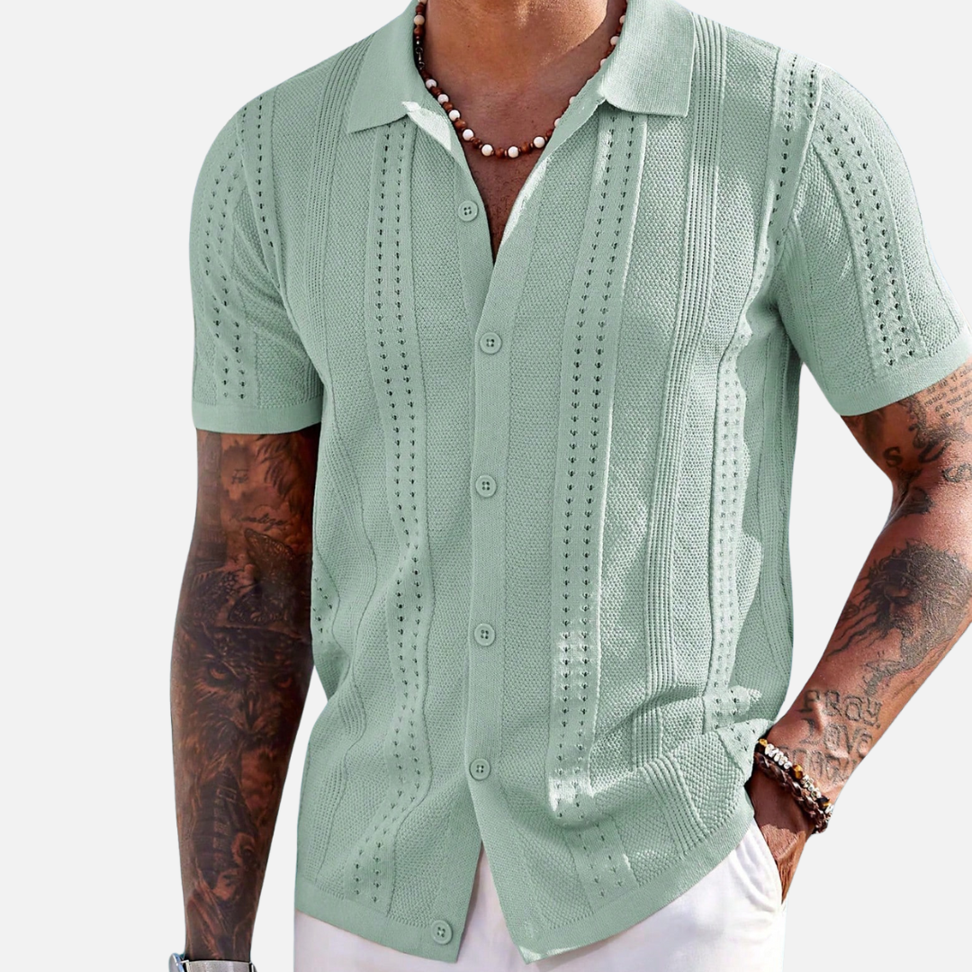 Camisa de Botão Masculina Montezari MTZ69