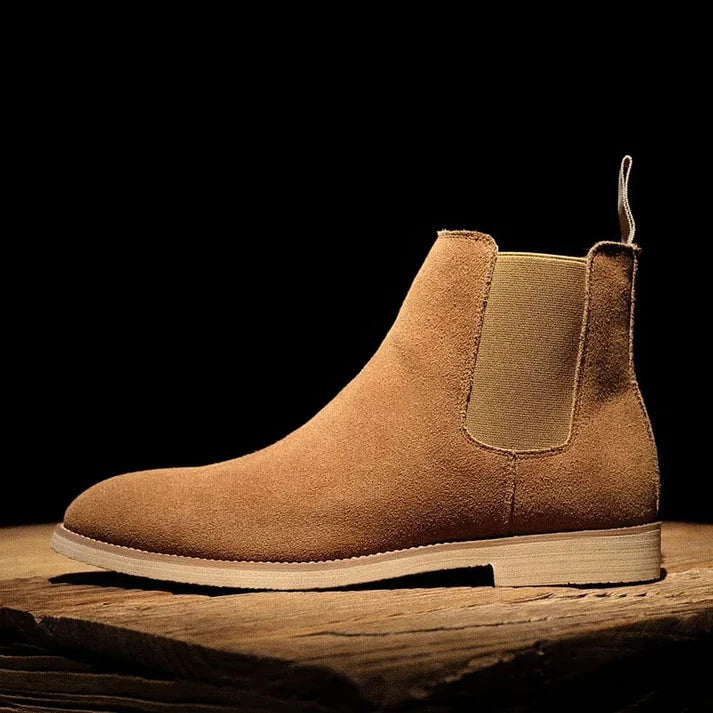 Bota Chelsea em Couro Masculina Montezari MTZ249