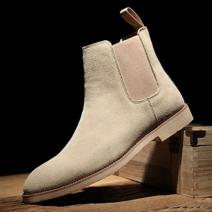 Bota Chelsea em Couro Masculina Montezari MTZ249