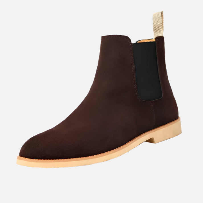 Bota Chelsea em Couro Masculina Montezari MTZ249